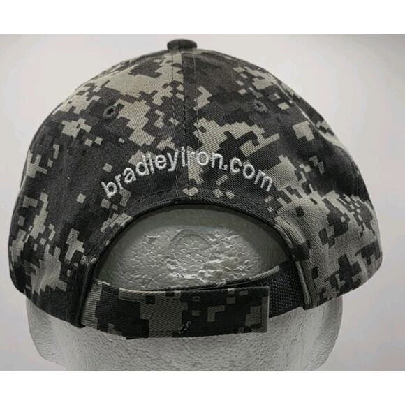 Bradley Iron Works Digital Camouflage Strapback Cap Baseball Hat Camo BIW ROTHCO - Picture 4 of 9